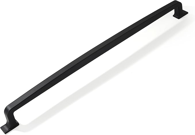 khtumeware | Appliance Handle Pull | Matte Black | 12 in (305 mm) Center-to-Center Drawer Pull | 1 Pack| Kitchen and Bathroom Cabinet Hardware | Furniture Hardware