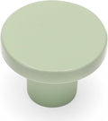Ravinte 15 Pack Cabinet Knobs Light Green Kitchen Cabinet Knobs Round Dresser Drawer Pulls Closet Door Pulls 1-1/5 Inch
