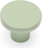 Ravinte 15 Pack Cabinet Knobs Light Green Kitchen Cabinet Knobs Round Dresser Drawer Pulls Closet Door Pulls 1-1/5 Inch