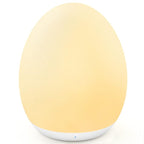 MediAcous Night Light for Kids, Baby Egg Light for Nursery, 7 Colors Changing & Stepless Dimming, Soft Silicone Touch Night Lamp with 1 Hour Timer, Rechargeable Nursery Night for Breastfeeding