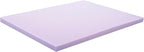 LUCID 3 Inch Lavender Infused Memory Foam Mattress Topper, King Size – Ventilated Design – Pressure Relieving Bed Topper - Mattress Pad – CertiPur Certified