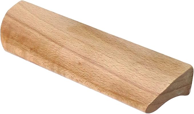 10Pcs 4.84" Wood Solid Furniture Pulls Handles, Painted Smoothly Wooden Handles Cupboard Closet Drawer Handle Pull,Hole Dis.3.78"
