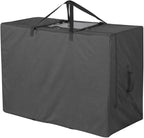 Cuddly Nest Folding Mattress Storage Bag - Heavy Duty Carry Case for Tri-Fold Guest Bed (Fits 4" Full Mattress, Black)