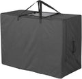 Cuddly Nest Folding Mattress Storage Bag - Heavy Duty Carry Case for Tri-Fold Guest Bed (Fits 4" Single Mattress,Black)