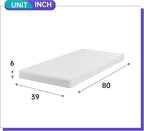 PayLessHere 6 Inch Twin XL Gel Memory Foam Mattress Fiberglass Free/CertiPUR-US Certified/Bed-in-a-Box/Cool Sleep & Comfy Support