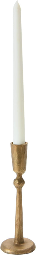 Creative Co-Op Hand-Forged Metal Taper, Antique Brass Finish Candle Holder