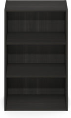 Furinno Basic Book Shelf, 3-Tier Bookshelf, Cube Storage Organizer Bookcase with Open Shelf, 11 x 17 x 26, for Living Room, Bedroom, Home Office, Espresso