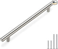 homdiy 30Pack 7-1/2in Hole Centers Zinc Alloy Kitchen Cabinet Handle - HD201SN Drawer Pulls Mordern Cabinet Handles for Bathroom Wardrobe Cabinet Hardware