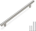 homdiy 400 Pack Brushed Nickel Cabinet Hardware Cabinet Pulls - HD201SN Cupboard Handles Modern Cabinet Door Handles 7-1/2inch Hole Center Modern T-Bar Pulls