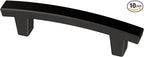 Franklin Brass (10-Pack) – Matte Black Cabinet Handles, 3 Inch Hole Center, Pulls for Drawers, Kitchen Cabinet Door, Dressers | Pierce