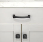 10 Pack Matte Black Cabinet Pulls 3.75 Inch(96mm) Kitchen Cabinet Handles Solid Zinc Alloy Cabinet Hardware Drawer Pulls