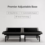 Nectar Premier Twin XL Adjustable Base & 13” Mattress (New Version) - Head & Foot Incline - Medium Firm Memory Foam - Cooling Upgrade - 3 Massage Settings - 365-Night Mattress Trial & Forever Warranty
