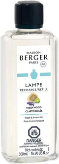 MAISON BERGER - Fresh Wood - Lampe Berger Fragrance Refill for Home Fragrance Oil Diffuser - 16.9 Fluid Ounces - 500 milliliters