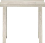 Plank+Beam Solid Wood Console Table, 36 Inch, Sofa Table, Narrow Entryway Table for Hallway, Behind The Couch, Living Room, Foyer, Easy Assembly, Coastal White