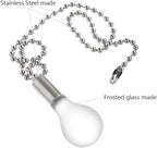 Ceiling Fan Chain Set - 2 Pcs Fan Pull Chains with 13.6 Inch Cord for Switch and Light