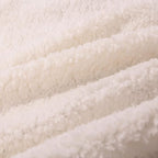 NANPIPER Fleece Blanket Sherpa Throw,Soft Fuzzy Twin Blankets for Couch,Black 60"x80"