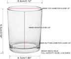 Clear Mercury Glass Tea Light Holders Set of 36 - Elegant Votive Candle Holders for Weddings, Showers and Home Decor - Perfect for Table Centerpieces and Parties (Glass, Clear)