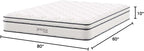 Modway Jenna 10” Innerspring and Memory Foam Queen Mattress With Individually Encased Coils