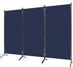 Morngardo Room Divider Folding Privacy Screens 3 Panel Partitions Dividers Portable Separating for Home Office Bedroom Dorm Decor