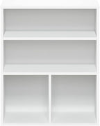 Furinno Pasir 3 Tier Display Bookcase, White