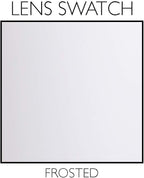 Design House 501338 Two-Light Square Frosted White Glass Semi-Flush Ceiling Mounted Light 11-inch, White