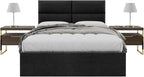 Vänt Upholstered Wall Panels - Queen/Full Size Wall Mounted Headboards - Weave Steel - Set of 4 Panels (Each Individual Panel 30"x11.5")