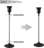 Candlestick Holders Black, 3 Packs Taper Candle Holder for Candlesticks, Candle Sticks Holder Decor for Home Decor