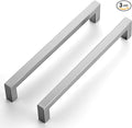 Ravinte 3 Pack Stainless Steel Kitchen Cabinet Handles Brushed Nickel Cabinet Pulls Kitchen Drawer Handles Sleek Dresser Drawer Pulls with 7-1/2 inch Hole Center Satin Nickel Cabinet Hardware