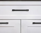 khtumeware 10 Pack 8 Inch Cabinet Handles - Matte Black Cabinet Pulls and Drawer Handles