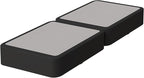 Nutan Inch Sturdy Box Spring for Mattress Support-Durable and Fully Assembled, Natural Wood Twin, Gray, 8" Foundation