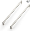Ravinte 20 Pack 12-3/5 Inch Kitchen Square Cabinet Handles Satin Nickel Pulls Brushed Nickel Kitchen Cabinet Hardware Handles for Cupboard Drawer Pulls