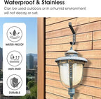 GlazieVault Coat Hooks– Door Hook (5 Pack) - Heavy Duty Wall Mounted - Premium Design Rust Free Hooks