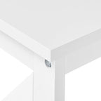 Yaheetech Console Table with 3 Storage Shelves, Entryway Table Sofa Side Table Narrow Long Bookshelf for Hallway Living Room, Accent Furniture, White