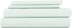 Linen Market Double-Brushed Microfiber Twin XL Sheet Set 3 Piece – Oeko-TEX Certified Ultra Soft & Wrinkle-Free - 16" Deep Pocket Sheets - Easy Care Twin XL Size - Mint