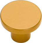 Ravinte 15 Pack Cabinet Knobs Earthy Yellow Kitchen Cabinet Knobs Round Dresser Drawer Pulls Closet Door Pulls 1-1/5 Inch