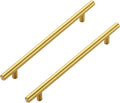 JOY DECOR 45 Pack Cabinet Handles, Gold Cabinet Pulls, 7-1/2 in Hole Center Kitchen Cabinet Handles, Stainless Steel T Bar Handles for Dresser Drawers