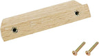 10Pcs Unfinished Wood Solid Furniture Pulls Handles, Paintable Wooden Cupboard Closet Drawer Handle Pull,L 3.54",HD 2.52"