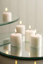 Hosley Set of 240 Unscented White Votive Candles – Bulk Pack, Clean-Burning, Long-Lasting 10-12 Hour Burn Time – Ideal for Weddings, Home Décor, Spa, and Events