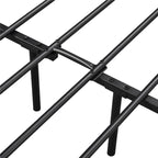 Yaheetech Queen Bed Frames Metal Platform Bed with Headboard&Footboard for Bedrooms/No Box Spring Needed/Easy Assembly/Underbed Space: 12.6’’/Black Queen Bed