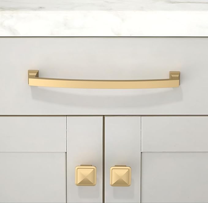 10 Pack Champagne Bronze Cabinet Pulls 7.5 Inch(192mm) Kitchen Cabinet Handles Solid Zinc Alloy Cabinet Hardware Drawer Pulls