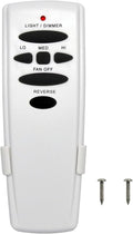 HD6 Replacement Remote for Hampton Bay Hunter Ceiling Fan Remote Control,303.9MHz w/Reverse Light Dimmer 3-Speed Wall Mount,for UC7078T CHQ7078T CHQ8BT7078T L3H2010FANHD Fan-HD HD6(Remote Only)