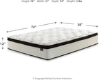 Ashley Chime Twin Mattress Hybrid 12 Inch Firm Memory Foam for Pressure Relief, Mattress In a Box with Cooling Gel, Fiberglass Free