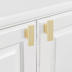 2 Pack Kitchen Cabinet Knobs Brushed Gold Cabinet Knobs Drawer Knobs Solid Kitchen Hardware