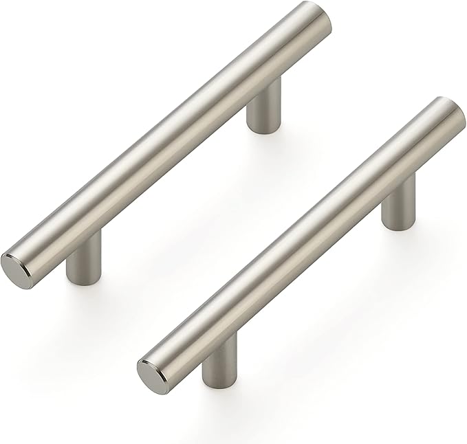 Ravinte 1 Pack 5'' Cabinet Pulls Brushed Nickel Stainless Steel Kitchen Drawer Pulls Cabinet Handles 3" Hole Center