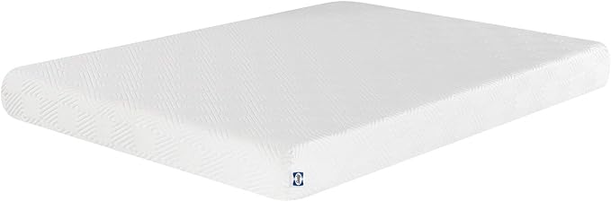 Sealy - Memory Foam Bed in a Box - 8 Inch, Medium Feel, Twin Size, CopperChill Technology, CertiPur-US Certified,White