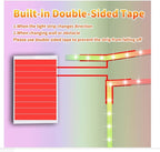 Led Lights for Bedroom 200FT (2 Rolls of 100ft), Color Changing RGB Led Strip Lights with 60 Keys Remote and App Control, Music Sync Led Lights for Room Kitchen Party Home Decor