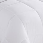 Sweet Home Collection 5 Piece Comforter Set Bag Solid Color All Season Soft Down Alternative Blanket & Luxurious Microfiber Bed Sheets, White, Twin XL