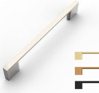 10 Pack Nickel Cabinet Pulls - 6.25 Inch Brushed Satin Nickel Cabinet Handles for Dressers and Kitchen Cabinets