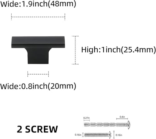 30 Pack Kitchen Cabinet Knobs Matte Black Cabinet Knobs Black Drawer Knobs Solid Kitchen Hardware
