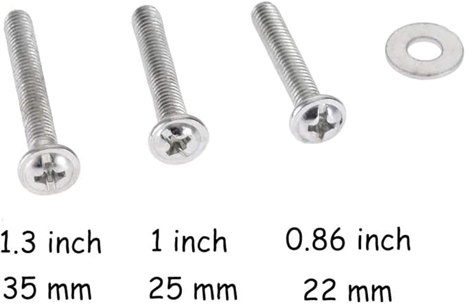 Joyhey 4 Pack 30 mm Diamond Shaped Glass Crystal Knobs with 3 Size Screws for Cabinet, Drawer, Cupboard, Dresser